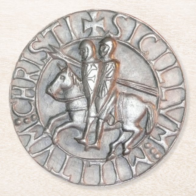 Rond Dessous de verre modèle Chevalier (Devant)