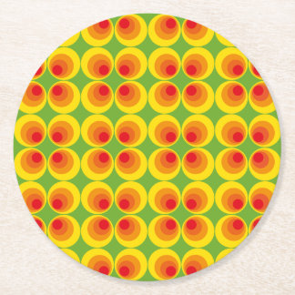 Rond Dessous de verre papier d'impression