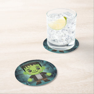 Rond Dessous de verre papier Frankenstein adorable