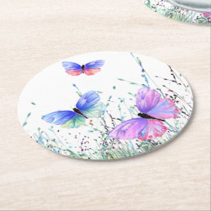 Rond Dessous de verre Papier Papier Papier Papier Papie