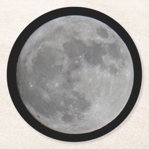 Rond Dessous de verre Pleine lune Sandstone
