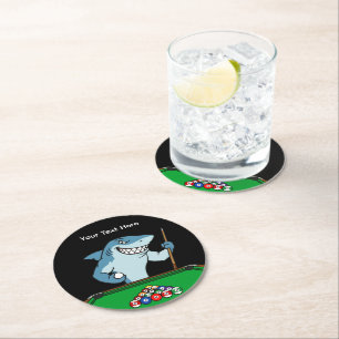 Rond Dessous de verre pour invités de billard américain