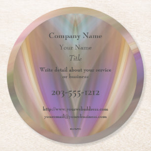 Rond Dessous de verre promotionnel que vous customisez