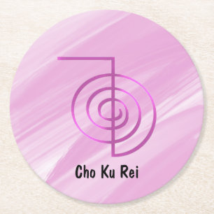 Rond Dessous de verre Reiki Infused Cho Ku Rei