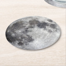 Dessous de verre solaires - lune de papier 2,