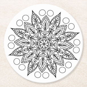 Rond dessous de verre tulipe me couleur