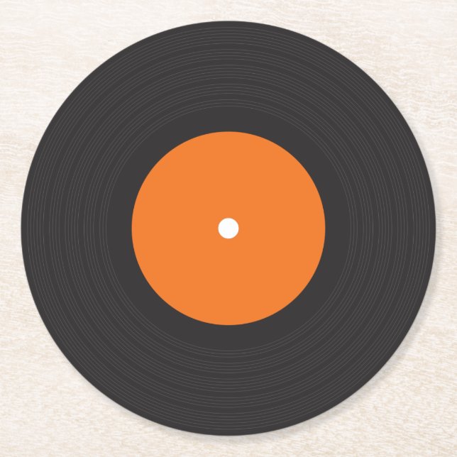 Rond Dessous de verre Vinyl Record (Devant)