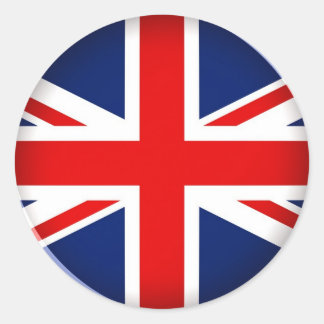 Rond Drapeau du Royaume-Uni - Sticker