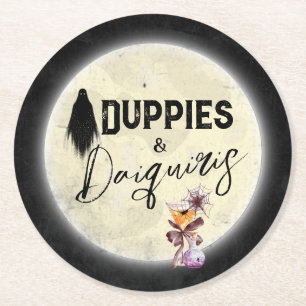 Rond Duppies et Daiquiris Dessous de verre papier Hallo