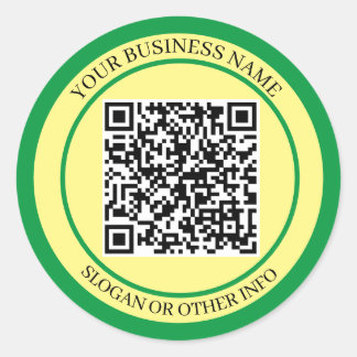 Rond EcoBoost Business : Sticker de code QR
