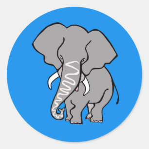 Rond ELEPHANT - Sticker