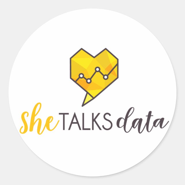 Rond Elle Parle Data Sticker (Devant)