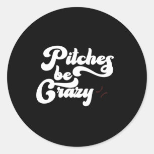 Rond Emplacements amusants Sois Crazy Lover Sticker cad