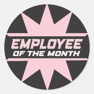 Rond Employé du mois Sticker
