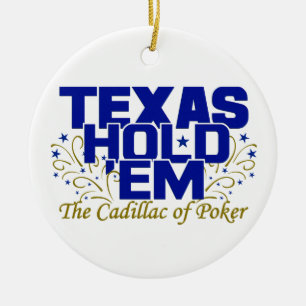 Rond En Céramique Le Texas les tiennent ornement