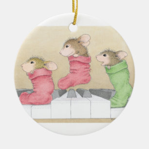 Rond En Céramique Maison-Souris Designs® - ornement