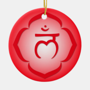 Rond En Céramique Ornement Chakra II