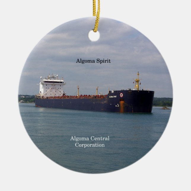 Rond En Céramique Ornement d'Algoma Spirit (Devant)