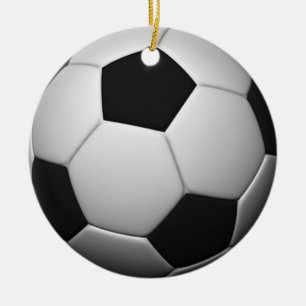Rond En Céramique Ornement de bal de football
