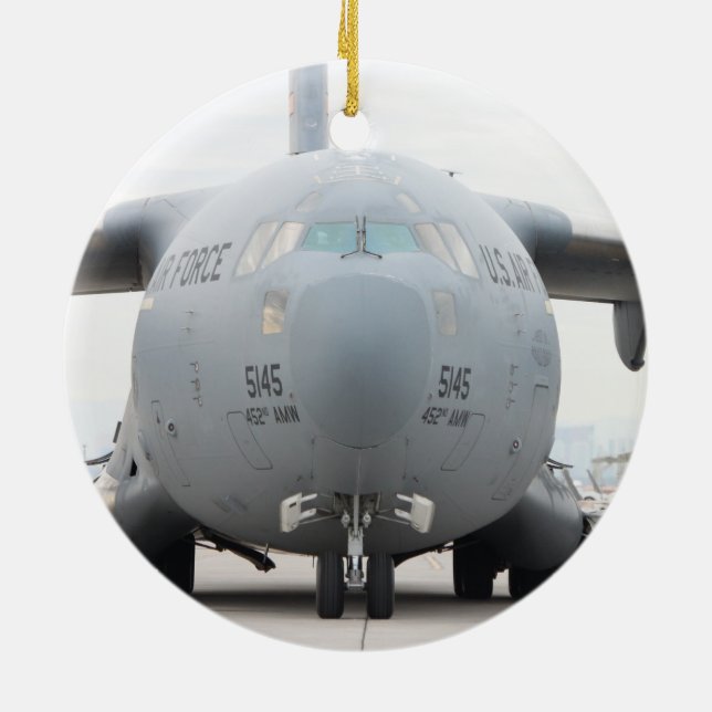 Rond En Céramique Ornement de C-17 Globemaster (Dos)