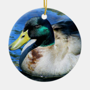Rond En Céramique Ornement de canard