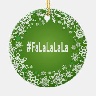 Rond En Céramique Ornement de #FaLaLaLaLa
