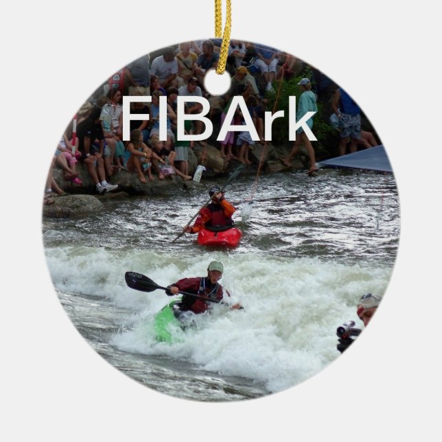 Rond En Céramique Ornement de FIBArk (Devant)