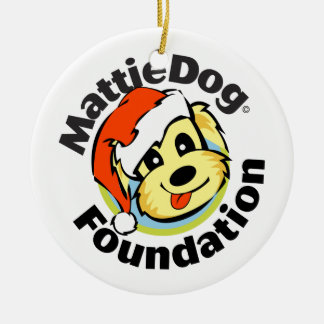 Rond En Céramique Ornement de MattieDog