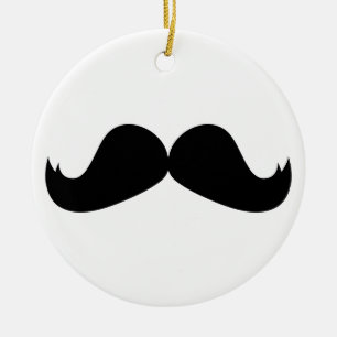 Rond En Céramique Ornement de moustache