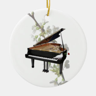 Rond En Céramique Ornement de piano