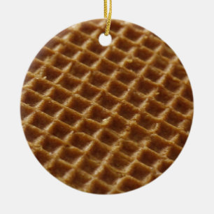 Rond En Céramique Ornement de Pizzelle