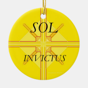 Rond En Céramique Ornement de solénoïde Invictus