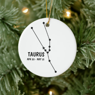 Rond En Céramique Ornement de Taurus