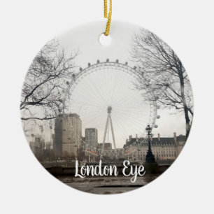 Rond En Céramique Ornement d'oeil de Londres