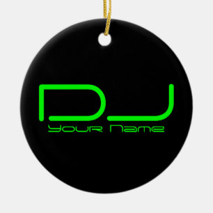 Rond En Céramique Ornement du DJ