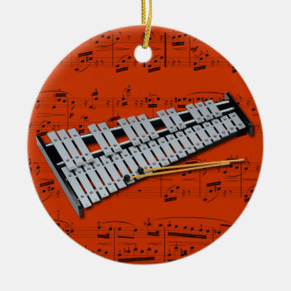 Rond En Céramique Ornement - glockenspiel (Bells) - sélectionnez