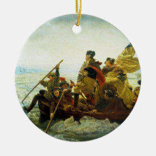 Rond En Céramique Ornement patriotique