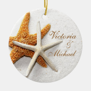 Rond En Céramique Ornement personnalisé Starfish