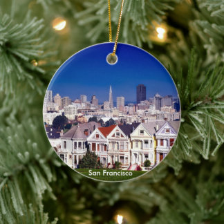 Rond En Céramique Ornement Pittoresque de San Francisco