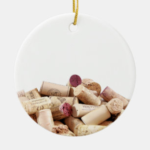 Rond En Céramique Ornement Vin Corks