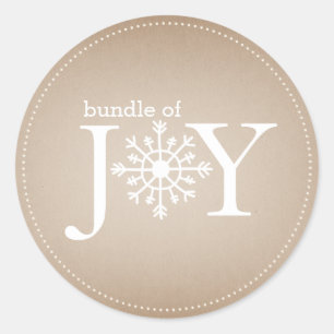 Rond Ensemble de Joy Neutral Sticker pour bébé Snowfl