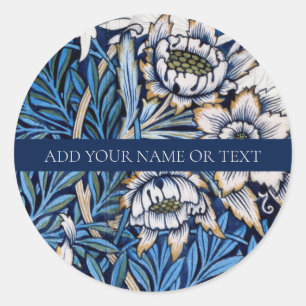 ROND ENVELOPE SEAL STICKER : WILLIAM MORRIS