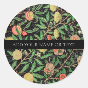 ROND ENVELOPE SEAL STICKER : WILLIAM MORRIS