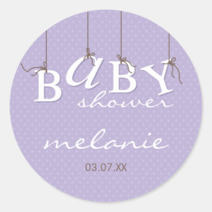 Rond ÉVÉNEMENT STICKER :: lettres bébé 9