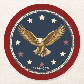 Rond Événement USA 250e Anniversaire Dessous de Verre e