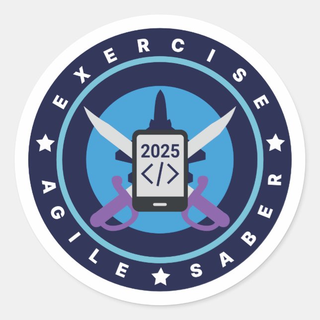 Rond Exercice Sticker Agile Saber 1 (Devant)