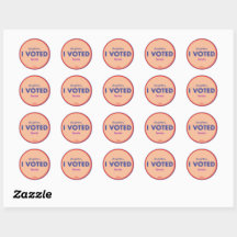 Filles J'Ai Voté Sticker Sheet