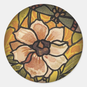 Rond Fleur de verre tendu Sticker