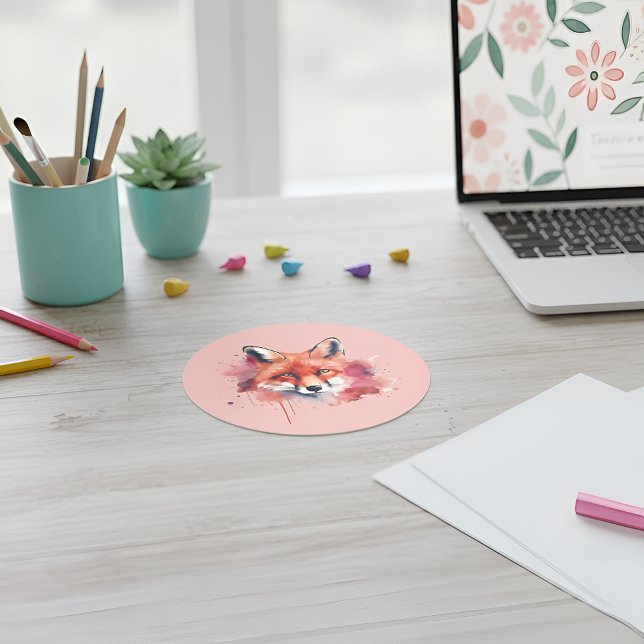 Rond Fox Sticker (Créateur téléchargé)