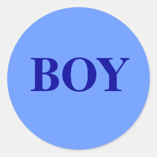 Rond Garçon - Bébé Genre Reveillez Partie Sticker